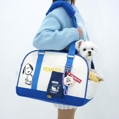 เกาหลี เกาหลี parisdog Pet snoopy Pendant Pet Outing Storage Bag Poop Picking Bag - รูปที่ 2