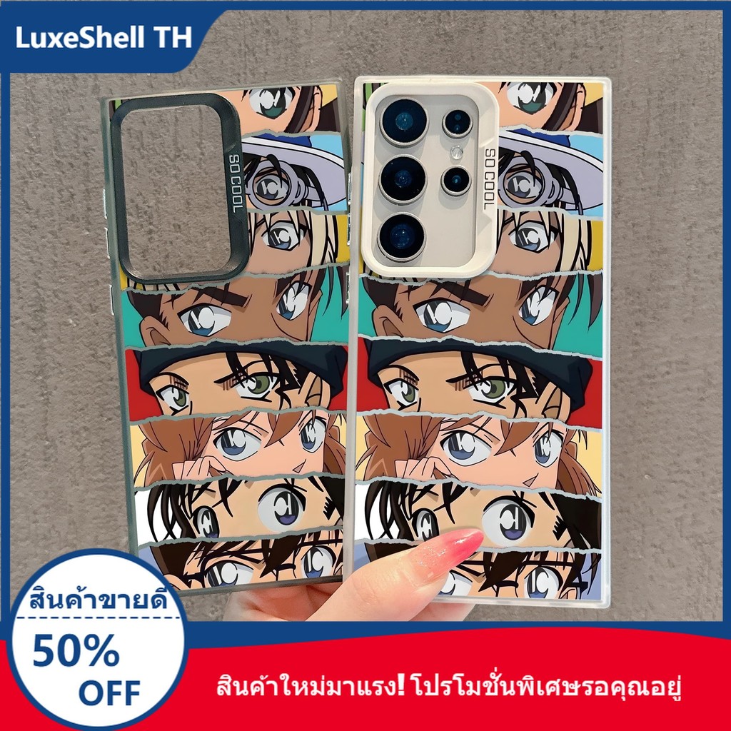 เคสโทรศัพท์ซีรีส์ Conan สำหรับ iPhone 16–7/8Plus และ Samsung A04E, 13, 15, 22, 34, 53, 54, 73, 05, 0