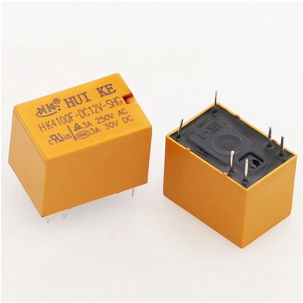 HK4100F-DC12V-SHG 5V 12V 24V รีเลย์ 6 ขา 3A HK4100F-DC24V-SHG HK4100F-DC5V-SHG Relay 6Pin