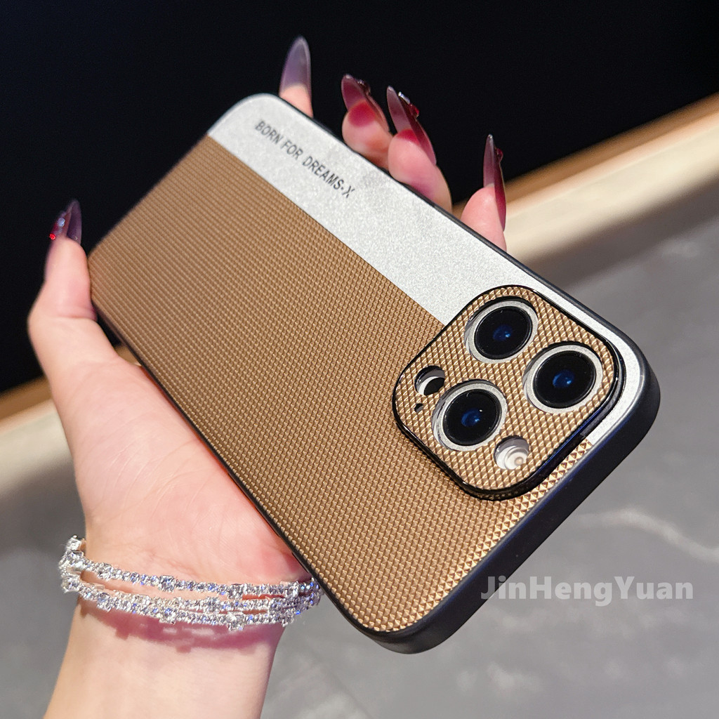 Magnetic Attraction สีปิดกั้นหนังสําหรับ Iphone 17 16 15 14 13 18 Pro Max ฝาครอบเลนส์เต็ม Anti Drop 