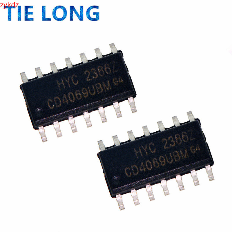 10PCS CD4069UBM SOP-14 CD4069 CD4069BM 4069 SOP14 SMD ใหม่และต้นฉบับชิป IC ชุด