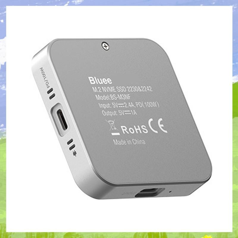 8-in One M.2 SSD Enclosure อะแดปเตอร์ฮับ USB C 10Gbps - รองรับ USB-C 3.2 และ USB-A 3.2 M.2 NVME 2230