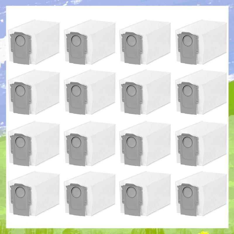 ถุงเก็บฝุ่น 16 ชิ้นสําหรับ S8 Maxv Ultra/Q /Q Maxv/Q S/Q Pro/S8 Max Ultra/Q Master ชิ้นส่วนสูญญากาศ