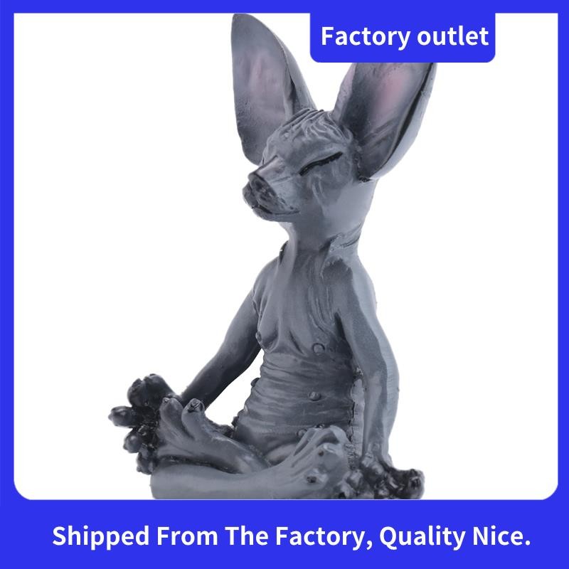 Sphynx Cat Meditate,Thinking Cat รูปปั้น,Medicating Thinking Cat,Sphynx Hairless Catสมาธิสะสมตกแต่ง