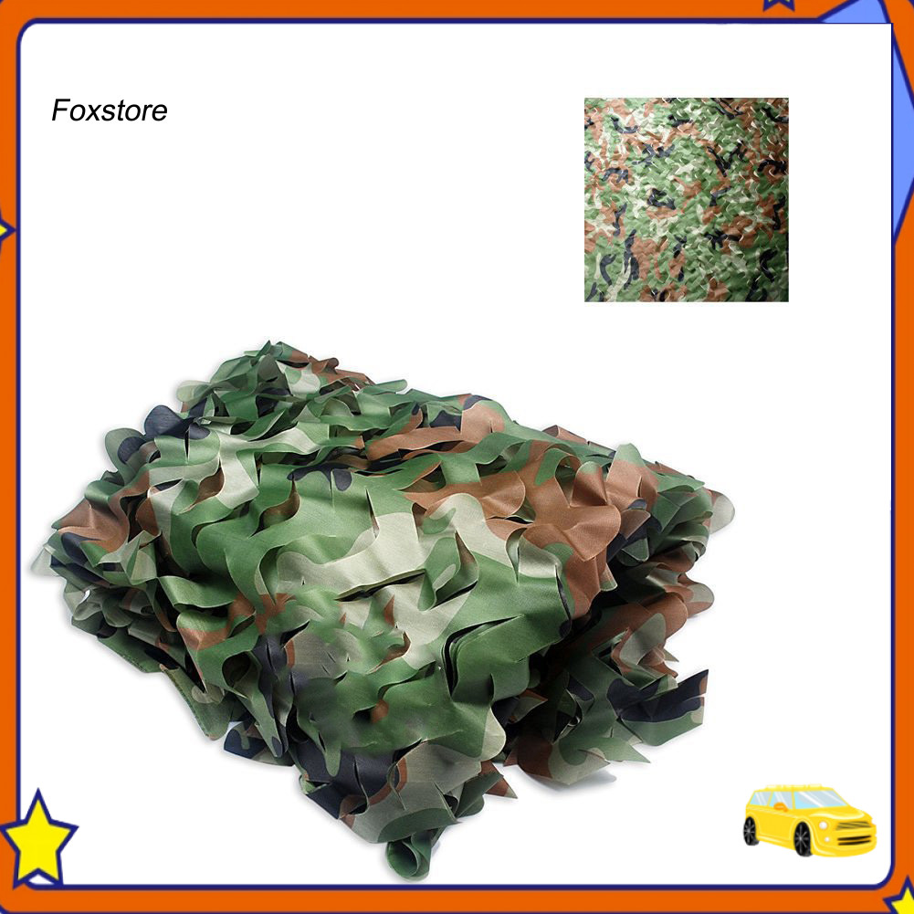 [Fx] 05x1m Outdoor Camping Hunting Woodland Camouflage Netting Sun Net Shelter