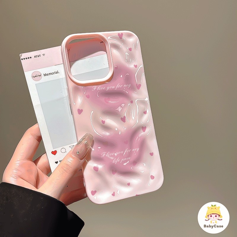 เคสไอโฟน 11 15 สำหรับ iPhone 13 16 11 15 14 12 Pro Max 15 14 16 6 6S Plus XR X XS ความรักเล็ก ๆ น้อย ๆ ที่หวาน