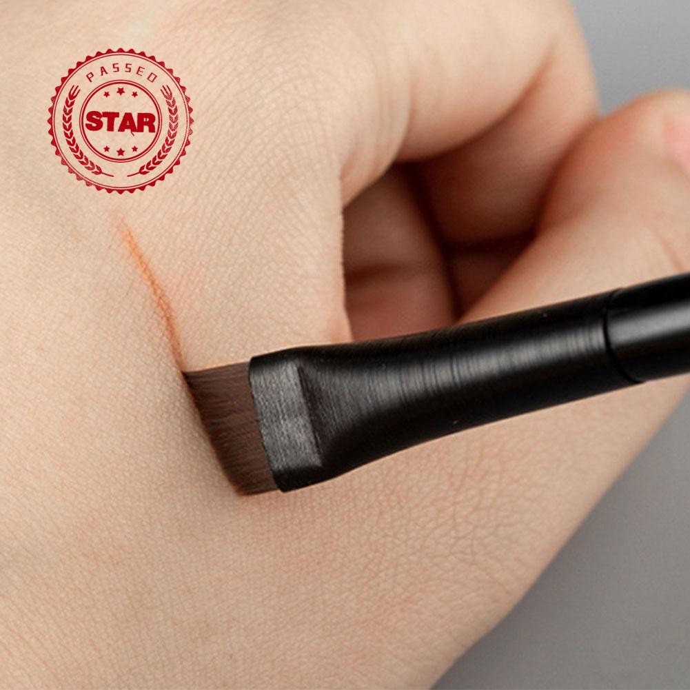Brow Contour Brush Eyebrow Eyeliner Brush Portable Liner แปรงมุม คิ้วเล็ก V2l4