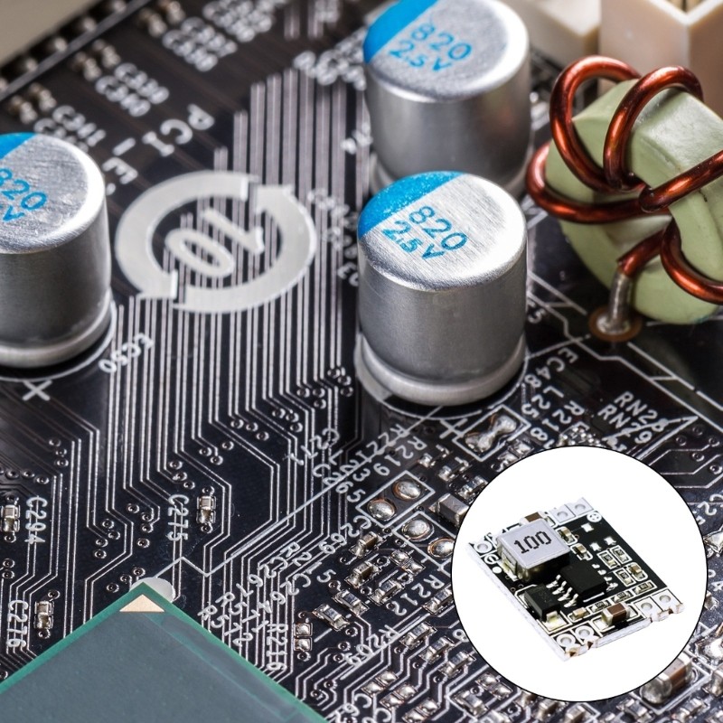 ROX MP1584EN Stepping Down Board Regulated Power Supply โมดูล 4 5V-28V ถึง 3 3V 5V 9V