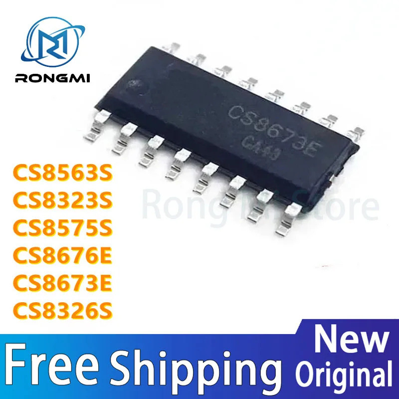 1-5PCS CS8563S CS8323S CS8575S CS8326S CS8673E CS8676E SOP-16 เครื่องขยายเสียงชิป