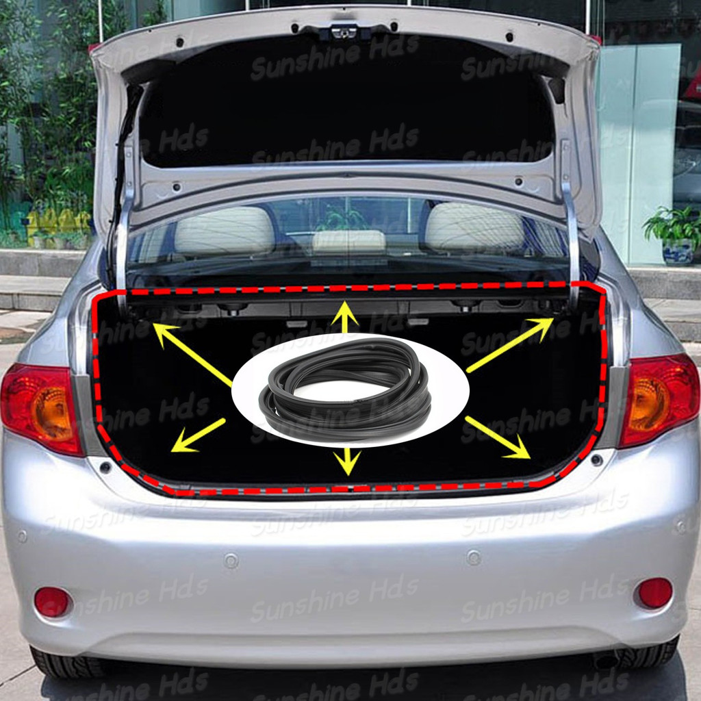 รถTrunkซีลสําหรับToyota corolla altis 2001-2022 G9 G10 G11 G12 Noiseฉนวนกันความร้อนซีลฝุ่นAnti-Colli