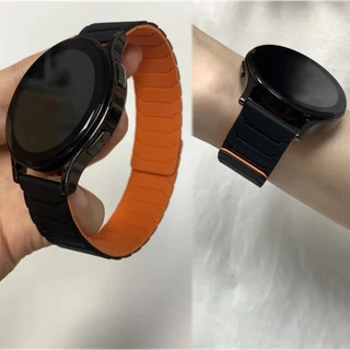 LITTLEX Loop Band, สายรัดแม่เหล็กแบบปรับได้ซิลิโคน, แฟชั่น 20/22 มม. สร้อยข้อมือกีฬายืดหยุ่นสําหรับ Huawei GT5/GT4 สวมใส่ง่าย
