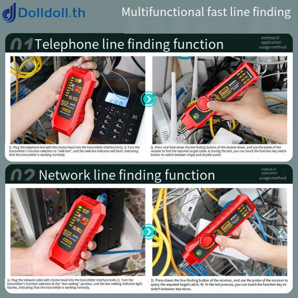 [Dolldoll]Convenient ANENG M469A Line Finder with Adjustable Volume and Automatic Shutdown
