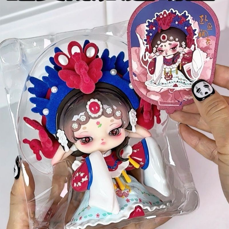 Nyota v3 พร้อมสต็อก Toptoy Ruby Legacy Collection Figure-Made Mystery Box สไตล์จีนวัฒนธรรมแบบดั้งเดิ