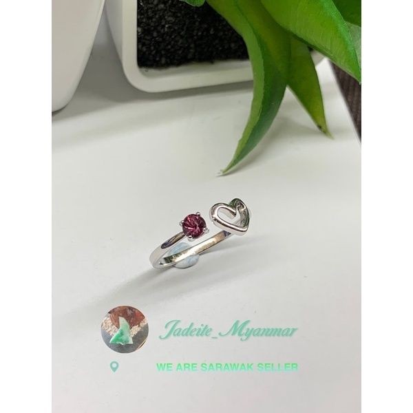 Natural Spotwei S925 คริสตัลพม่า Spinel Stone S925 แหวนคริสตัล, ธรรมชาติ Mogok พม่า Spinel Stone S92