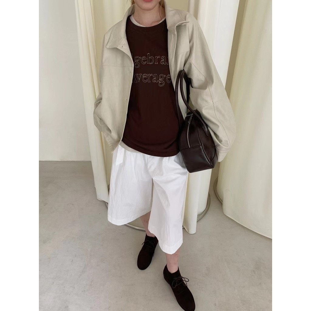 เสื้อยืดสีพื้น AVERAGE - @Reecicime