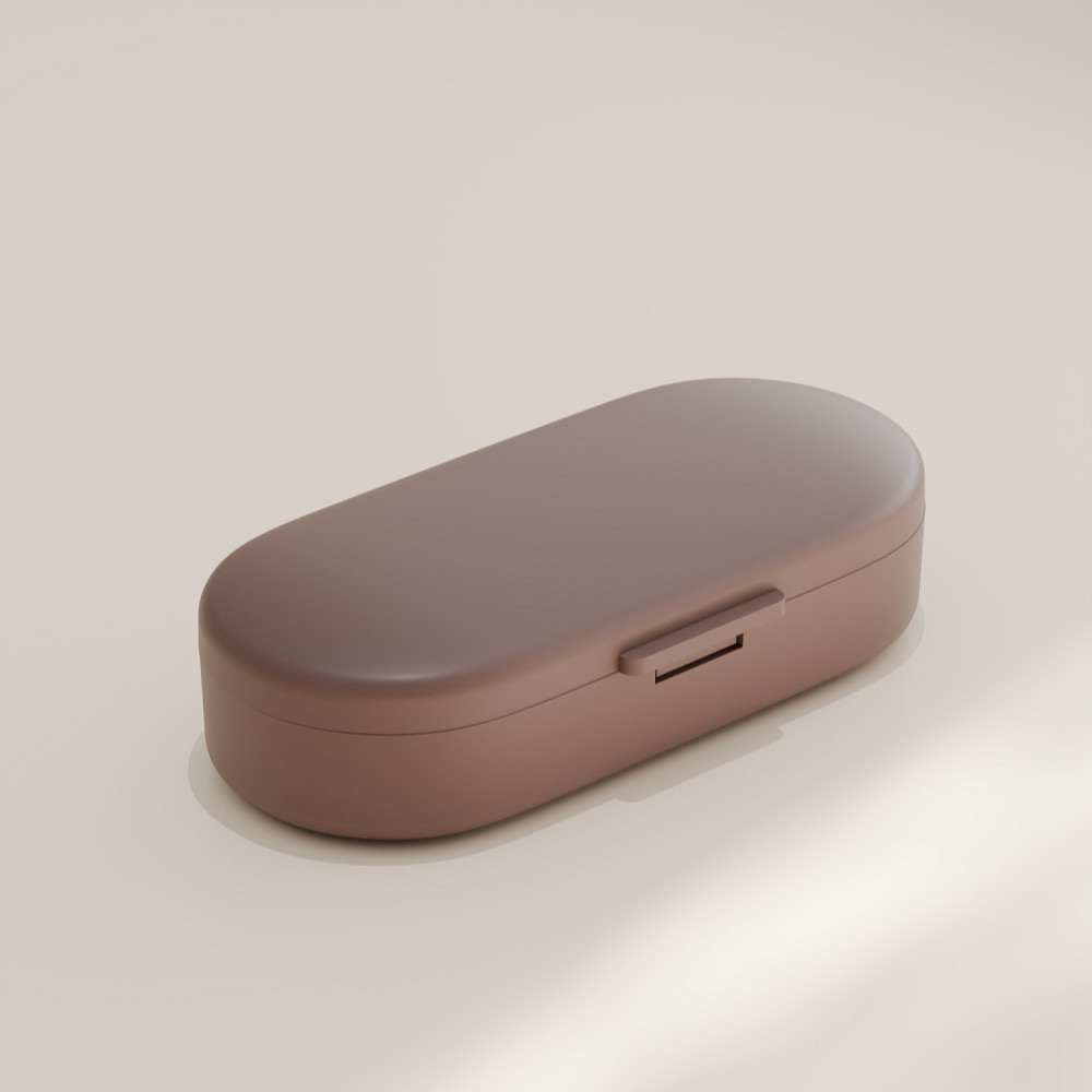 กล่องยาเดินทางแบบพกพาสะดวกมินิขนาดเล็กการดูดซึมแม่เหล็กแสงหลักฐานปิดผนึกยาย่อยบรรจุกล่องเก็บ - รูปที่ 5