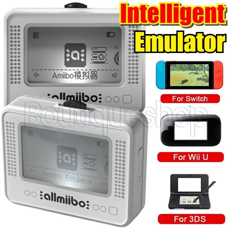 แบบพกพา Allmiibo Emulator - ไร้สาย NFC Simulator - จําลองอัจฉริยะแบบชาร์จไฟได้ - Plug & Play, Type-C