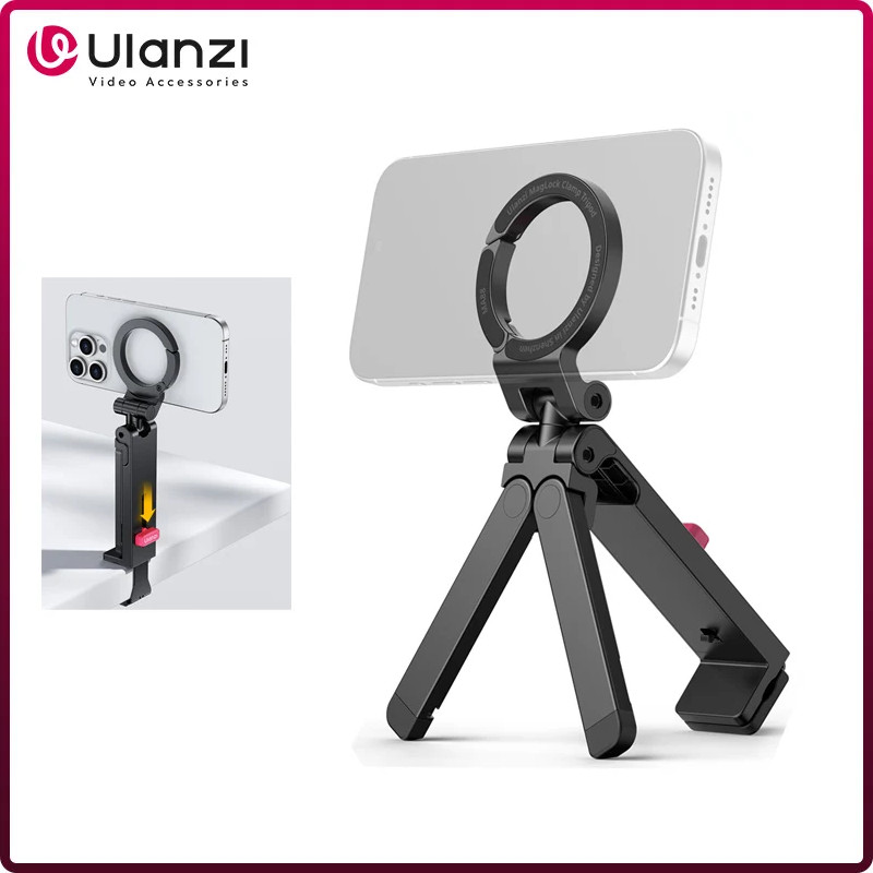 Ulanzi MA88 MagLock ที่วางโทรศัพท์ Mount 360° ปรับได้ Clamp Mount Magsafe โทรศัพท์ขาตั้งกล้องขาตั้งโ