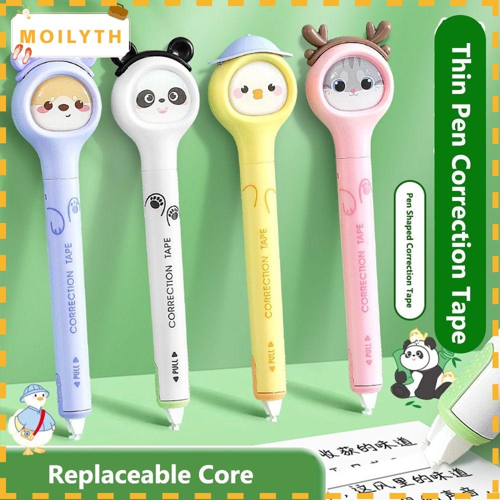 มอยลิธ เทปลบคําผิด,เปลี่ยนแกนปากการูปแก้ไขวง,แบบพกพาดึงประเภทเงียบ6มความจุขนาดใหญ่นักเรียนสลับเทปโรงเรียนสํานักง