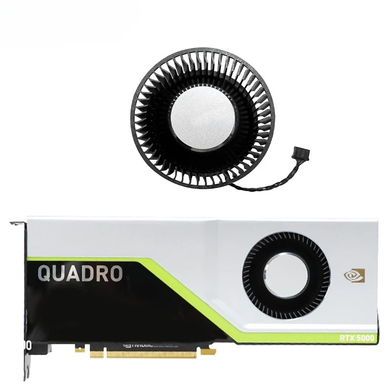 73 มม.BFB1012SHA01 พัดลมคูลเลอร์สําหรับ Nvidia Quadro RTX5000 RTX6000 RTX8000 กราฟิกการ์ดพัดลมระบายค