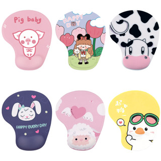 แผ่นรองเมาส์พร้อมที่รองข้อมือ แผ่นรองเมาส์ซิลิโคนกันลื่นน่าร…