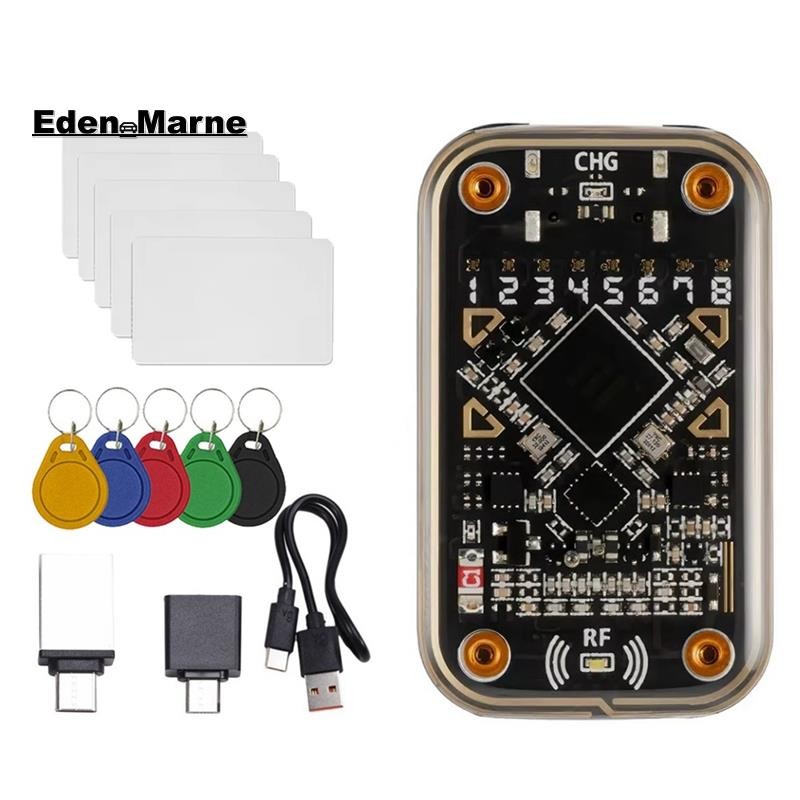 [Eden_Marner]Chameleon Ultra Smart Card Emulator RFID Smart Chip Reader + 5XCUID พวงกุญแจ 5XUID การ์