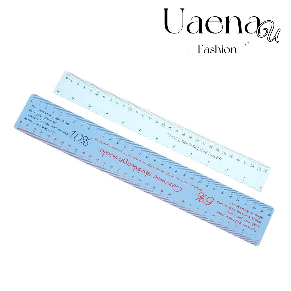 UAENAU เซรามิค Shrinkage Scale ไม้บรรทัด,พลาสติก 37*5.5 ซม.ไม้บรรทัดวัดเซรามิค,ไม้บรรทัดเครื่องปั้นด