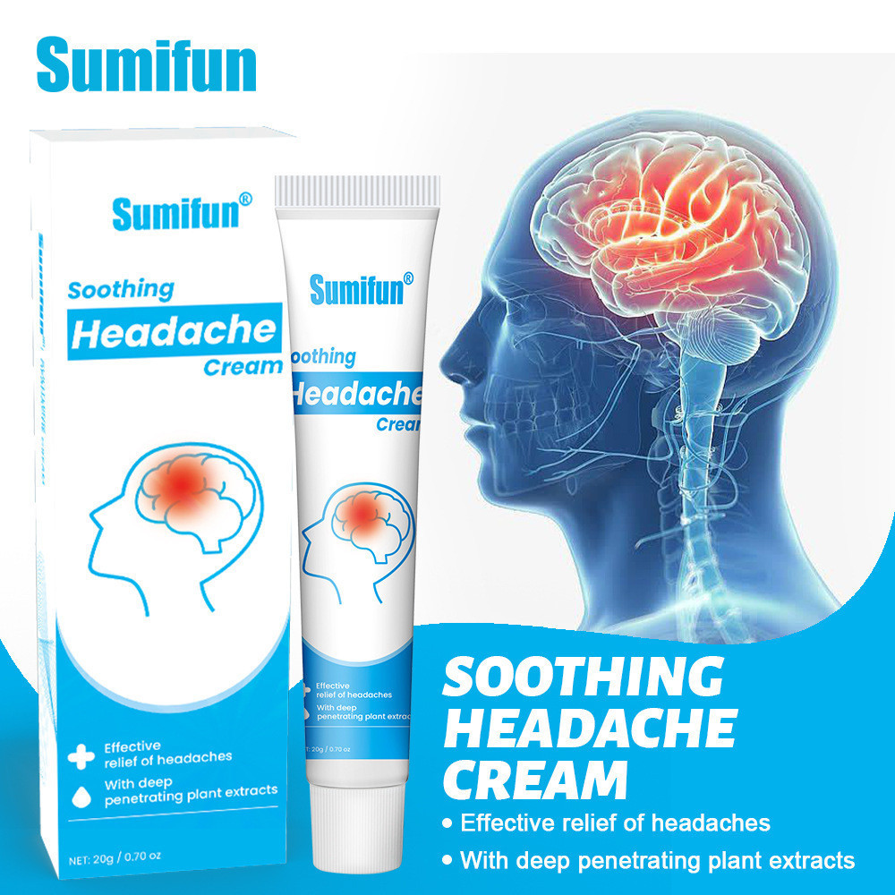 Premium Selection#sumifun Migraine Relief Cream Neuropathic Headache Cream Awakening Migraine Trauma