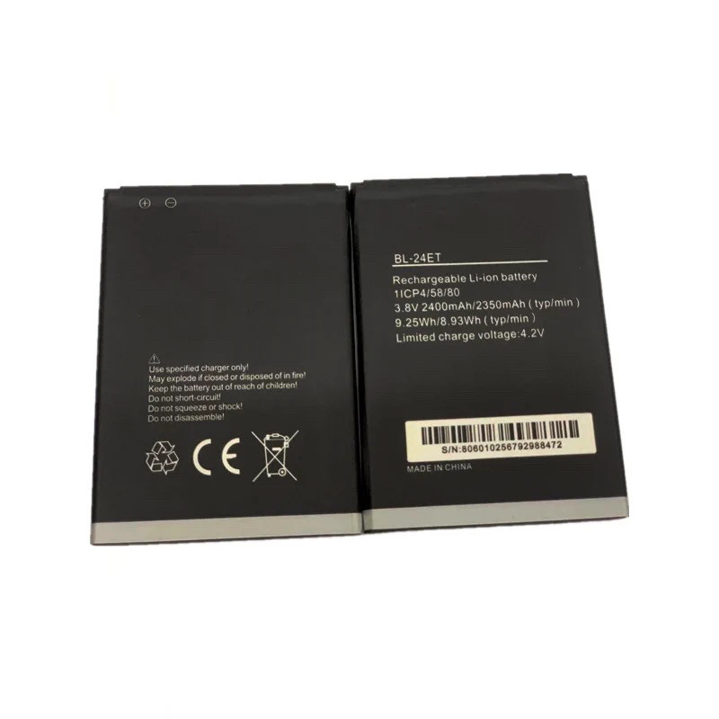 เหมาะสําหรับ TECNO F1 F3 POP 1 B1F บอร์ดไฟฟ้าภายนอก BL-24ET แบตเตอรี่โทรศัพท์มือถือ 2400mAh