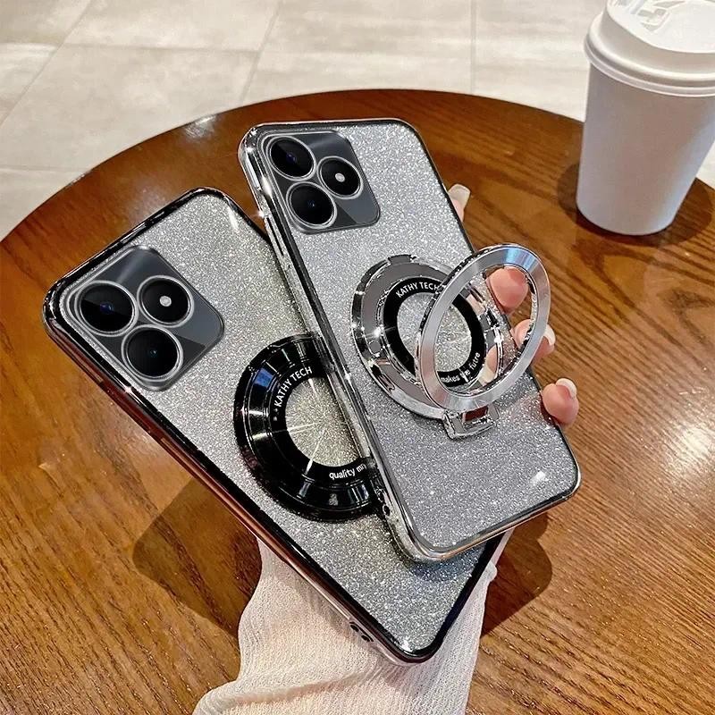 สําหรับRealme C53 RMX3760 ปลอกElectroplating Soft Glitter TPUโทรศัพท์ฝาหลังRealme C53 RMX3760 เคสโทร