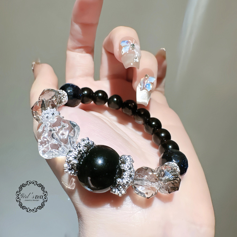 สร้อยข้อมือคริสตัลสร้อยข้อมือการออกแบบเดิมสร้อยข้อมือที่กําหนดเอง