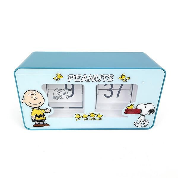 นาฬิกา Snoopy Flipping - Perfect World Tokyo - Blue Interior Decor
