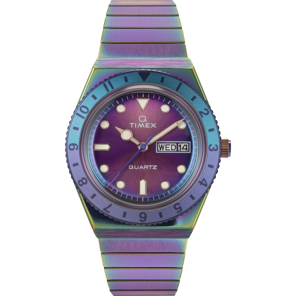 [TIMEX] Wristwatch Q Timex Purple Dial Stainless Steel Acrylic Quartz Watch Brand TW2W41100 Ladies P