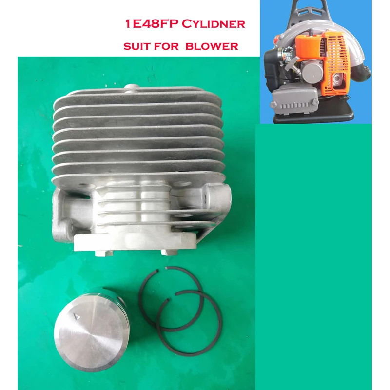 1E48FP กระบอกลูกสูบชุด 48 มม.ชุดเบนซิน 2T เครื่องยนต์ 6300 63cc กระเป๋าเป้สะพายหลัง Leaf Blower KS86