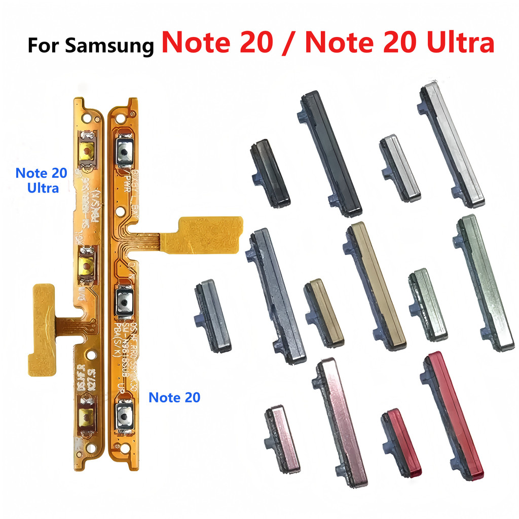 สําหรับ Samsung Galaxy Note 20 / Note 20 ปุ่มปรับระดับเสียง Ultra Power ปุ่มด้านข้าง Flex Cable