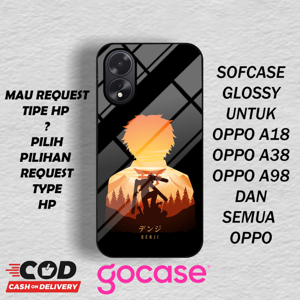 ( GC 1 ) Softcase Glossy สําหรับ Oppo A18 l A38 l A98 l A58 4G l A58 5G l A78 4G l A17 l A17K l A16 
