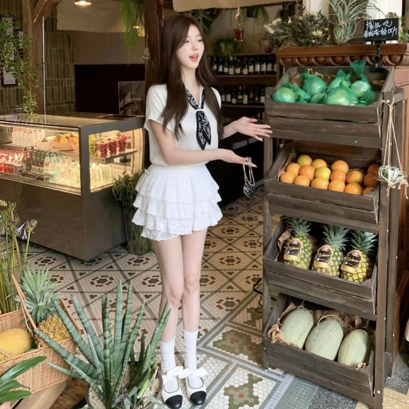 Dahong🧡 99159  เสื้อเชิ้ตผู้หญิงแขนสั้นไซส์ใหญ่ ผ้าซาตินเนียนนุ่ม  แฟชั่น อินเทรนด์  เสื้อสตรีระดับไฮเอนด์ อเนกประสงค์ - รูปที่ 5