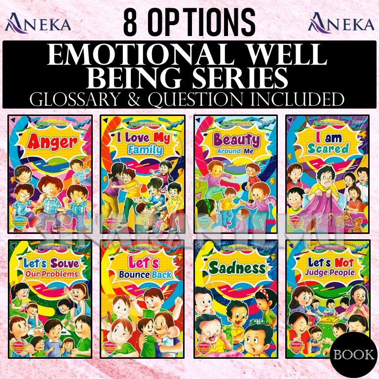 (SI)EMOTIONAL WELL BEING SERIES: ANGER SADNESS SADNESS STORY BOOKS GLOSSARY & QUESTIONS INCLUDED PRE