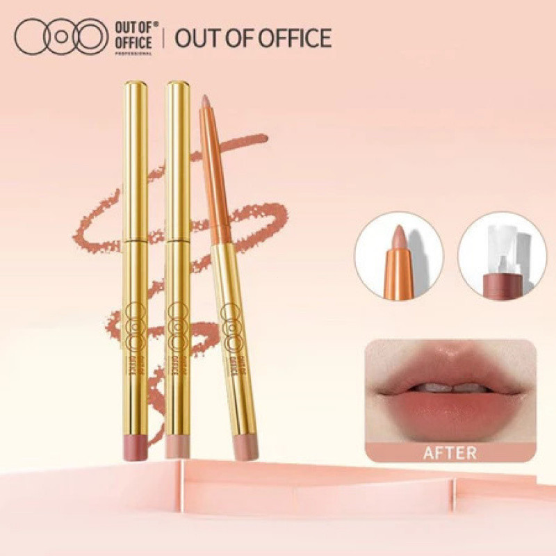 OUTOFOFFICE Lip Liner Lip liner OOO Precision Series ปากกาแก้ไข Lip Shape กันน้ํา Nude Lip Filler OO
