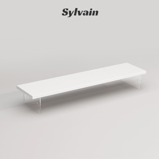 ​​ขาตั้งจอภาพอะคริลิค ปรับความสูงเดสก์ท็อป Riser ชั้นวางคอมพ…