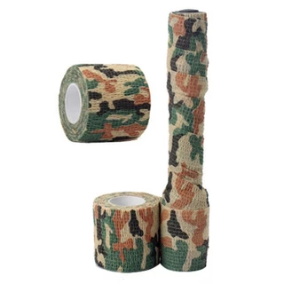 HITTIME กันน้ํา Camo Wraps เดินป่า Camping การล่าสัตว์ Camouflage เทปสติกเกอร์จักรยาน L5X8