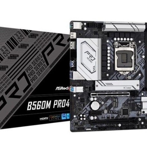 ASRock B560M Pro4 เมนบอร์ด 1200 รองรับ i510600ฉัน7 10700 ไอ911900ซีพียู K11th generation