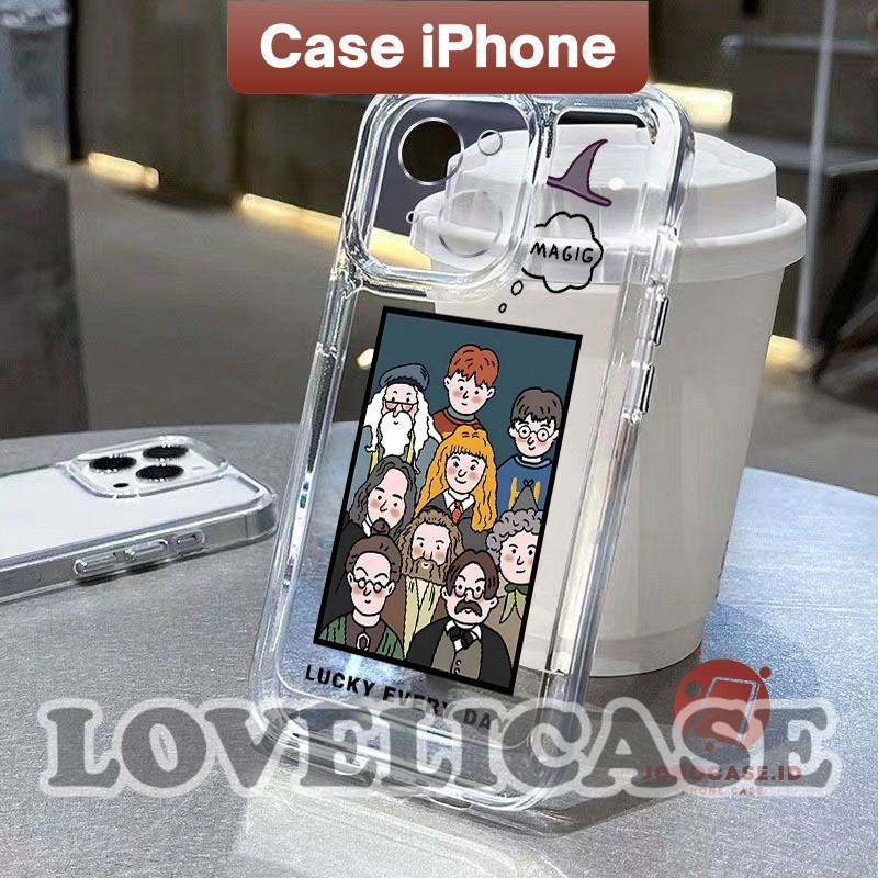 เคส Harry Potter Hogwarts iPhone 16 15 Pro Max iPhone 14 ip 13 por 7P 8P 12 11 Pro Max XR SE 2022 7 