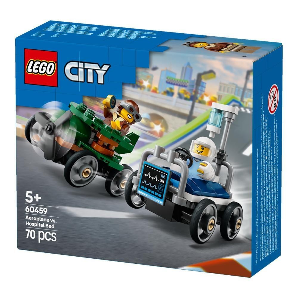 LEGO City Aeroplane Hospital Bed Race NEW 2025(60459)