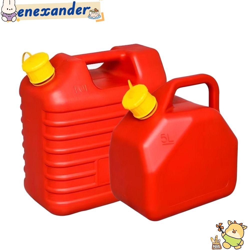 EXER ถังอะไหล่, ถังน้ํามันเบนซิน HPDE 5L/10L, เปลี่ยนพลาสติกหนาถังเก็บกลางแจ้ง