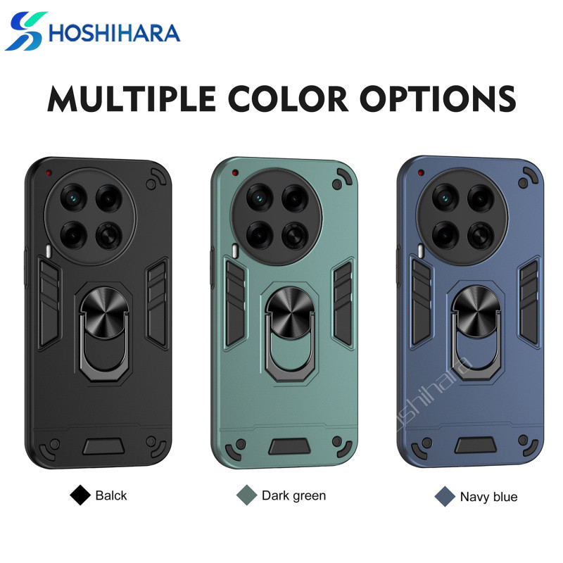 เคสโทรศัพท์สําหรับ Tecno Camon 40 30 30S Pro Premier Pova 6 Pro 4G 5G เคสปลอกหรูหราเกราะกันกระแทกเลนส์ป้องกันฮาร์ดปกหลังพร้อมตัวยึดแม่เหล็กรถ