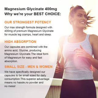 Alliwise Magnesium Glycinate Capsules รองรับสุขภาพระบบประสาท ปรับปรุงคุณภาพการนอนหลับ