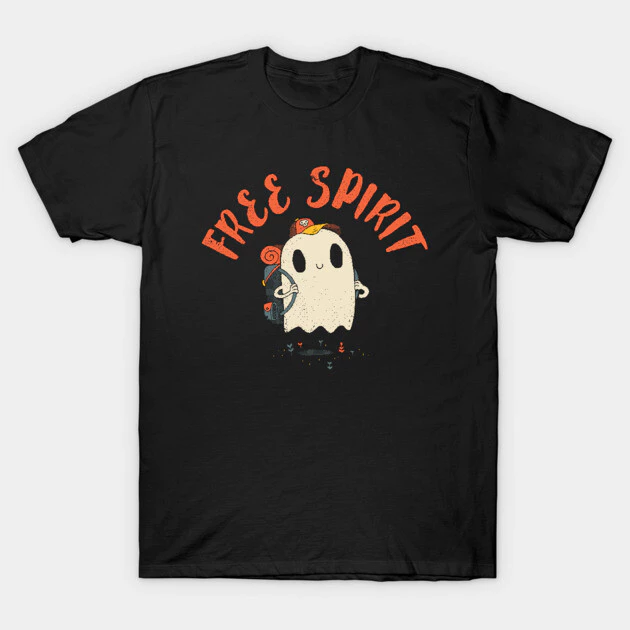 เสื้อยืด Vintage Ghosts รุ่น Free Spirit Cotton 100% S-5XL