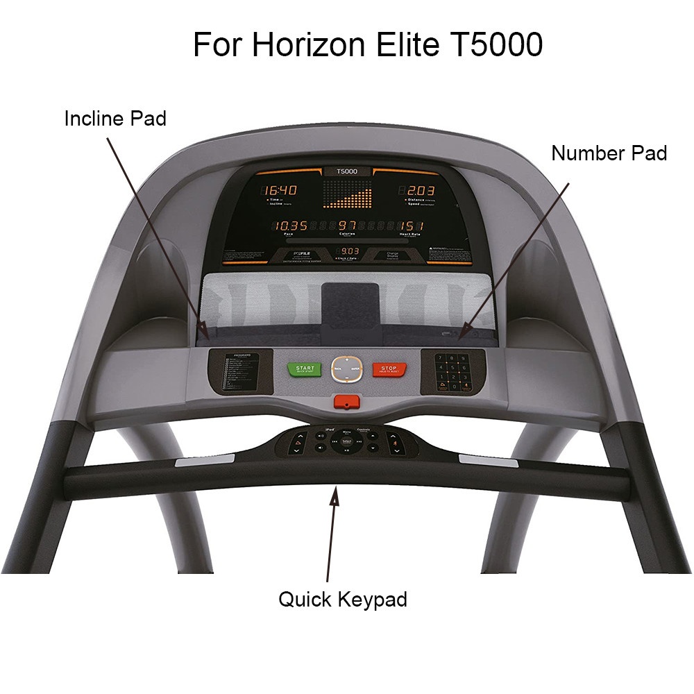 Treadmill Numberpad Quick keypad incline keypad สําหรับ Horizon Elite T5000 ชิ้นส่วนลู่วิ่งสําหรับ J