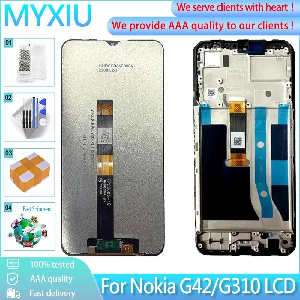 6.56 "Original สําหรับ Nokia G42 G310 หน้าจอ LCD Touch Panel Digitizer Assembly Replacememt สําหรับ 